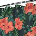 thumbnail image 3 of Pioneer Flower Floral Print Pattern Shower Curtain 36"x72" ,Bathroom Decorative Shower Curtains Set with 12 Hooks,Modern Waterproof Washable Shower Curtain, 3 of 6