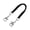 Black, variant on Keep Diving 21 Inch Diving Camera Lanyard, Stainless Steel Retractable Safety Rope for Underwater Photography, Pink