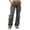 Dark Gray, variant on Women's Cargo Pants Casual Baggy Stretchy Trousers with Pockets Relaxed Fit Woman Trendy Straight Leg Casual Y2k Work Trousers