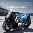 thumbnail image 3 of Motocicleta inercial de juguete para niños Blue Plastic Racer, 3 of 3