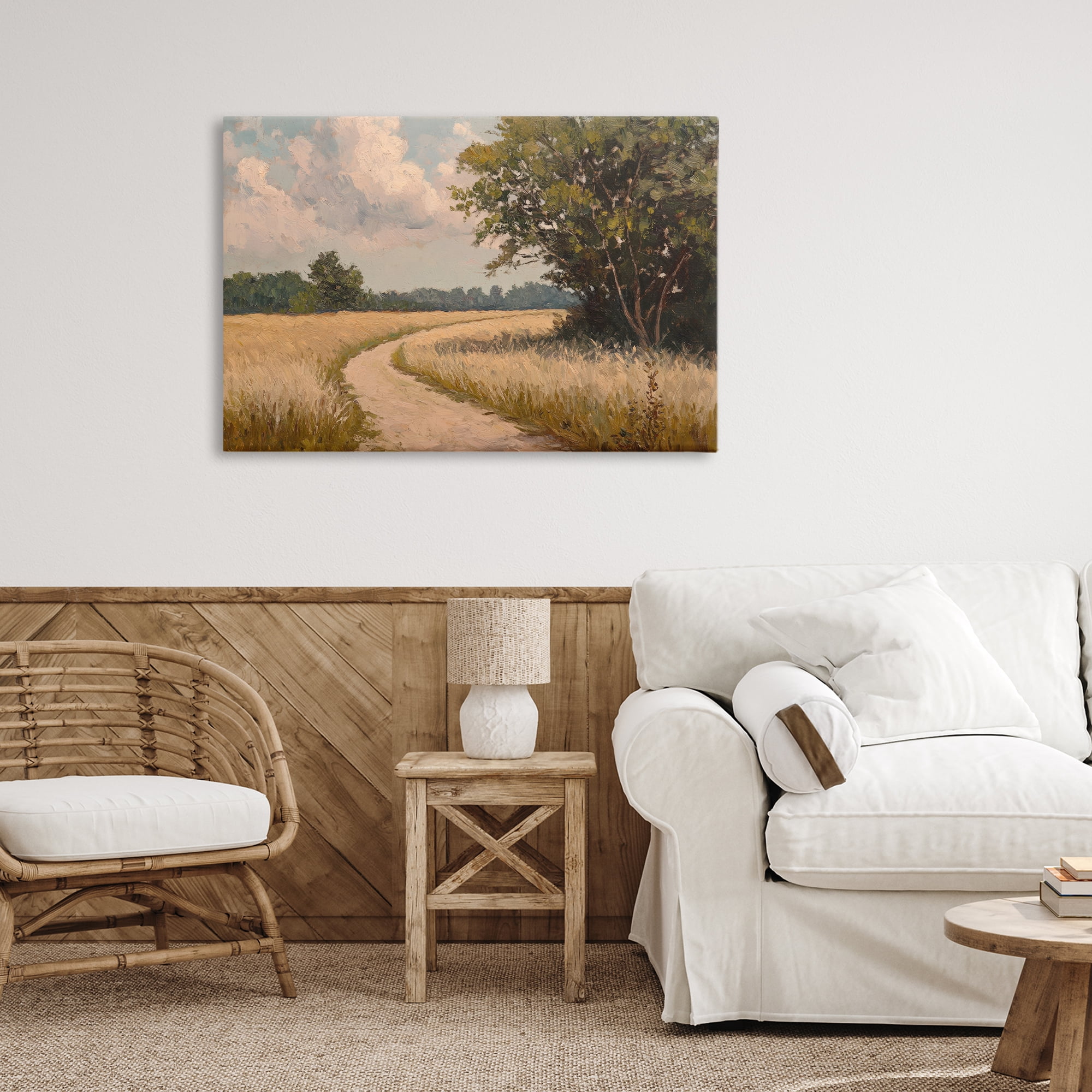Stupell Industries Peaceful Thinking Path Canvas Wall Art, design by Petal Prints Design