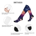 thumbnail image 5 of Picia Planet Pastel Galaxy Printed Sports Compression Socks - 15-20mmHg Graduated Compression, High-Performance Soft and Breathable Socks for Men and Women, 5 of 5