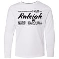 thumbnail image 3 of Inktastic From Raleigh North Carolina in Black Distressed Text Long Sleeve Youth T-Shirt, 3 of 5