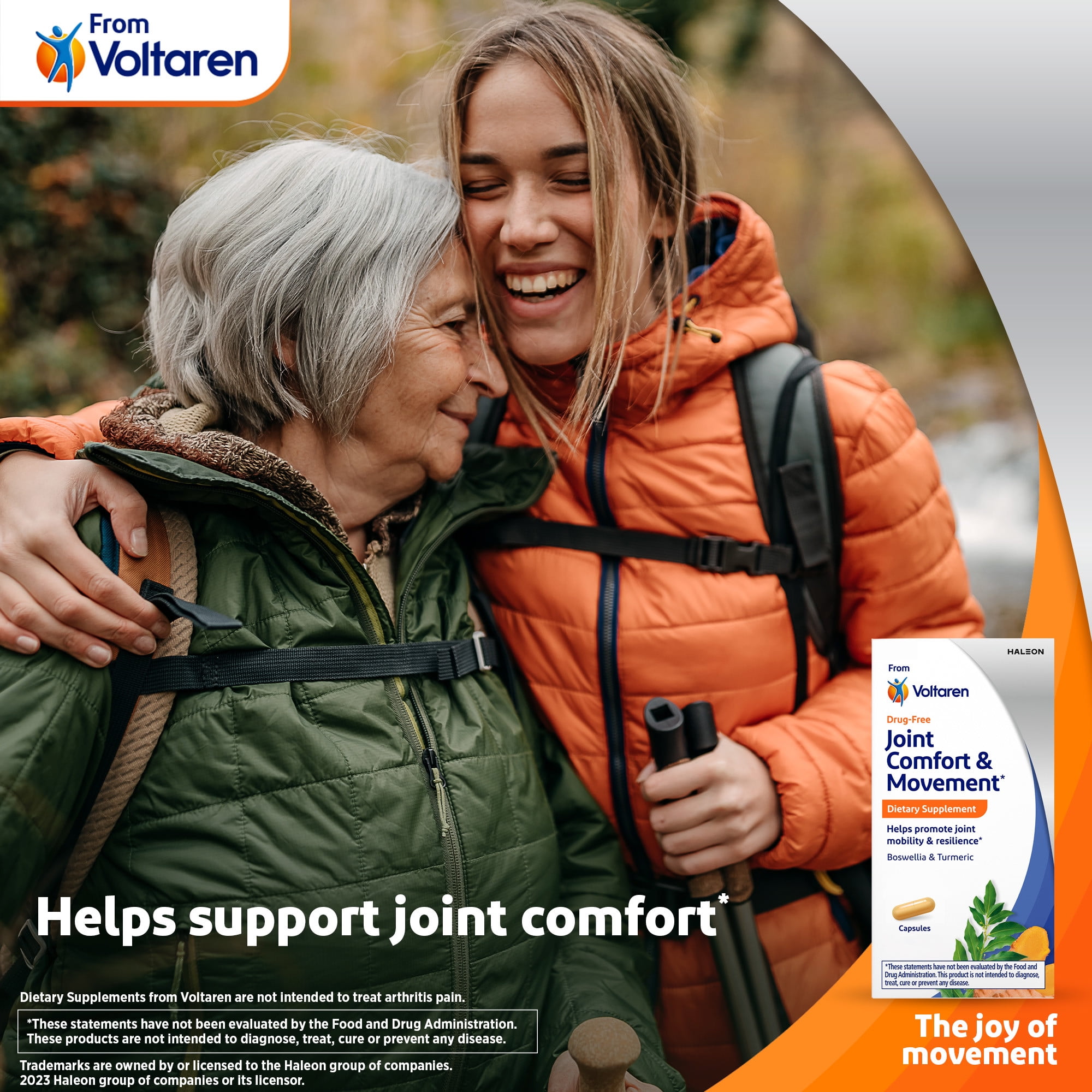 Voltaren Dietary Supplements Joint Comfort + Movement – 30 Ct