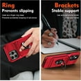 thumbnail image 5 of Case for iPhone 16 Pro Max,TPU+PC [Built-in Magnetic Kickstand] with Card Holder Dual-Layer Design Heavy Duty Shockproof Protection Phone Case for iPhone 16 Pro Max,6.9 Inch 2024 (Black), 5 of 11