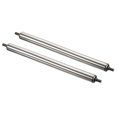 thumbnail image 1 of Unique Bargains 1'x12' Stainless Steel Gravity Conveyor Roller Transmission Galvanized End, 2 Pack, 1 of 5