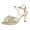 Gold, variant on Vedolay Shoes for Women Women's Strappy Heels Block Open Toe Low Heel Sandals Shoes,Khaki 7.5