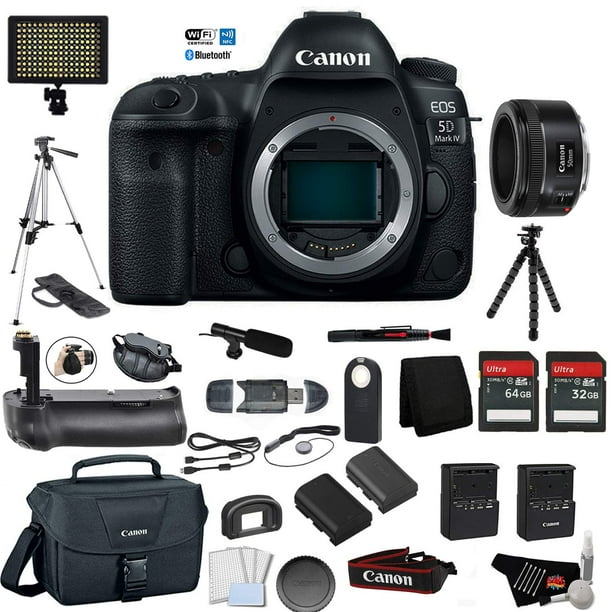 Canon EOS 5D Mark IV Full Frame Digital SLR Camera Body Bundle +Canon