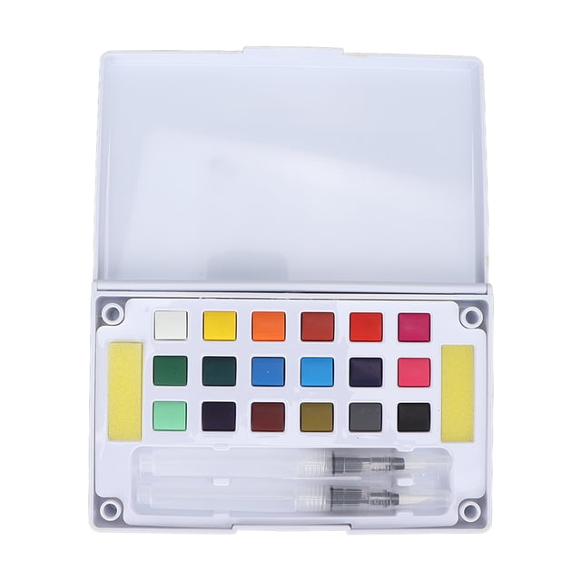 Tinta de acuarela material seguro no tóxico inodoro de secado rápido juego de tinta para libros infantiles para arte de tarjetas Amonsee No