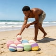 thumbnail image 3 of 2026 New 6PCS Hand-Made Knitted Footbag Sack, Upgraded Assorted Foot Bag for Adults, Juggling Balls for Beginners, Multicolored Geometric Pattern, Ready-to-Use, 3 of 6