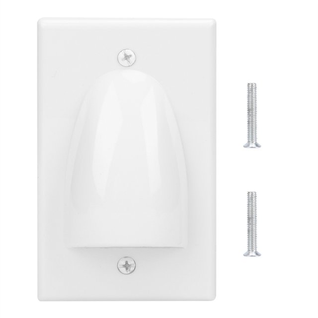 Panel de pared para cables resistente y a prueba de polvo con tornillos de montaje para una instalación segura