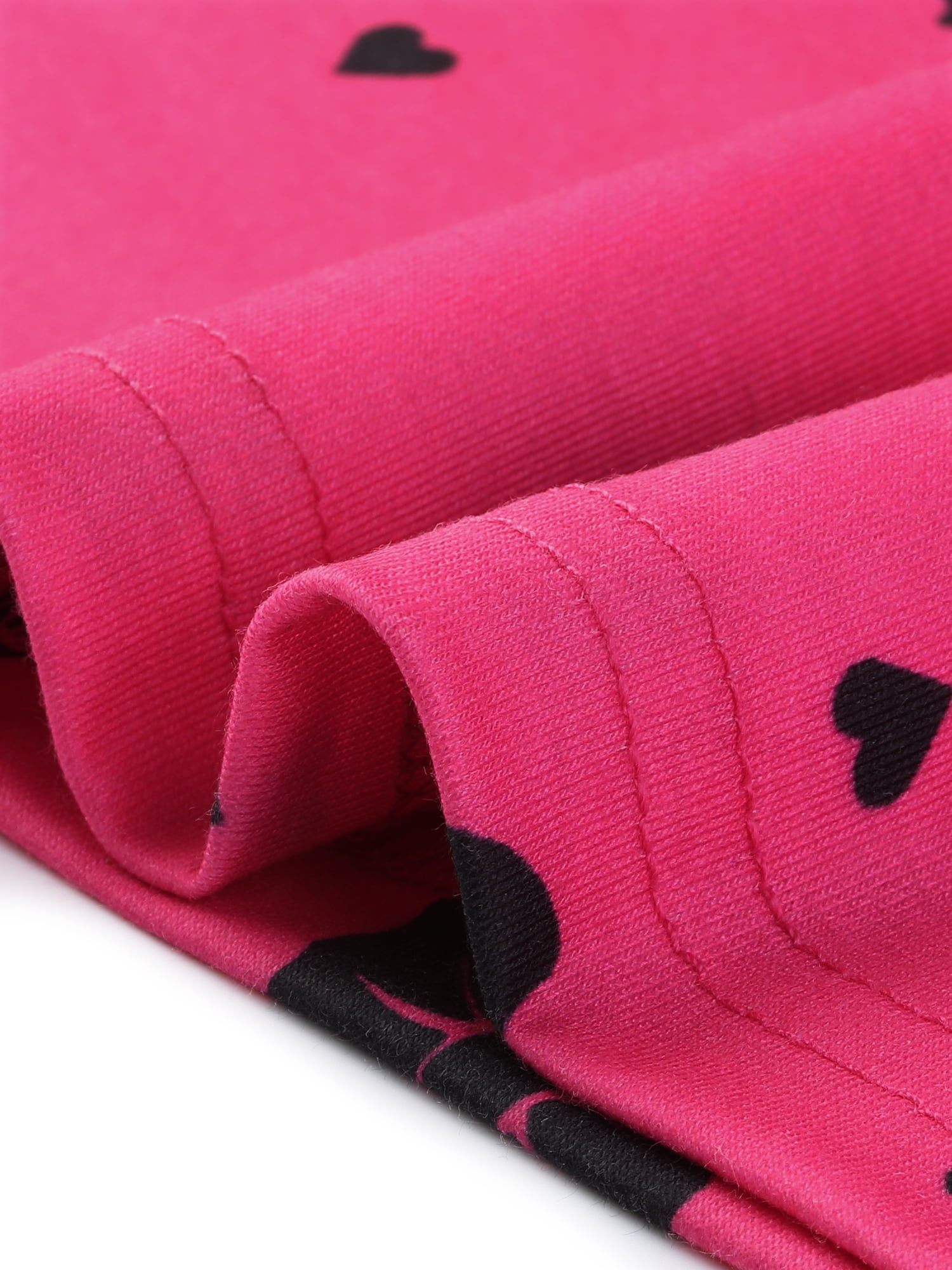 DARING DIVA Women's Plus Soft Crew Neck Cute Cherry Ruffle Nightgown 2X Hot Pink