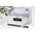 thumbnail image 2 of Floral Embroidery Sheet Set, Gift Box, King/Cal King, White/Grey, 2 of 2