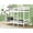 White, variant on Bunk Bed In Gray Finish - 330lbs Per Capacity, Removable , 41.82 In. Depth, Wood Twin/twin With No Storage, 76.84 Width, Plywood