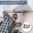 thumbnail image 2 of 4Inch HVAC Duct Manual Volume Damper with Sleeve Galvanized Adjustable Air Flow DuXL16475, 2 of 6
