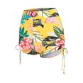thumbnail image 2 of FORTANT Women's Floral Print Swim Boxer Shorts Side Tie Swimsuit Bottoms, Size S-4XL, 2 of 4