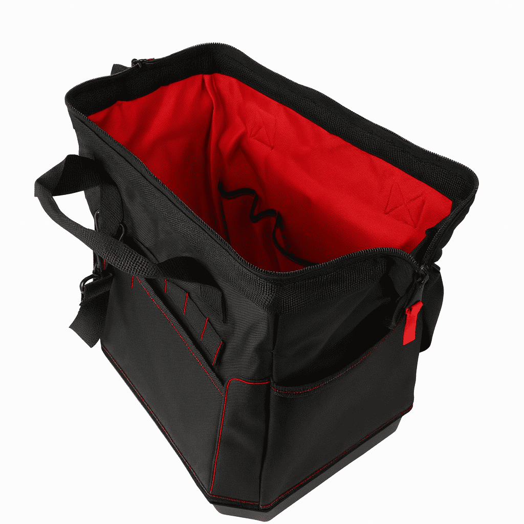 Hyper Tough Hyper Stack Half Size Tool Bag – Durable Soft Sided, Stackable Organizer, Portable Handle