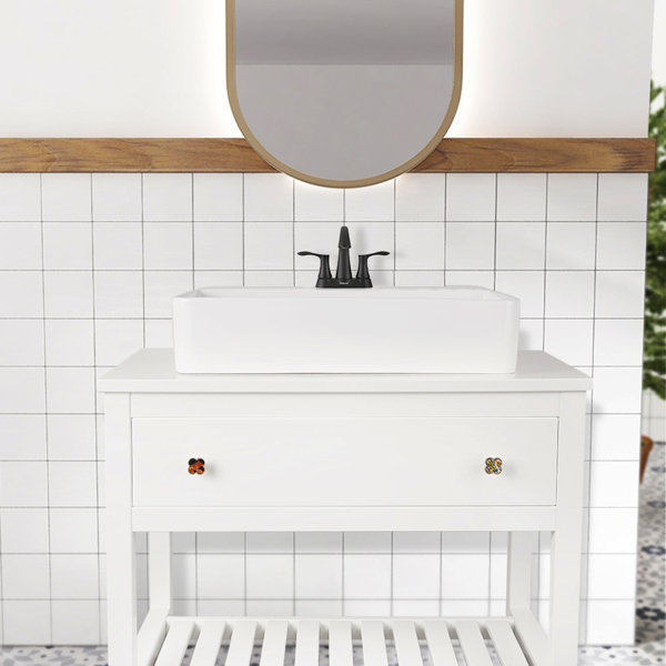 PARLOS Centerset 2-Handle Bathroom Faucet with Drain Assembly