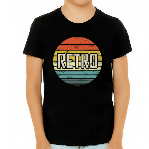 Retro Vintage Tees for Boys Retro Clothes Vintage T Shirts Retro Shirts for Boys Graphic Tees Vintage