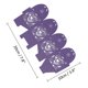 thumbnail image 3 of Inteprter 100 unids/set caja de dulces de papel de perla de moda portátil decoración nupcial favores de la boda Kits de decoración para fiestas Púrpura claro Inteprter HA025920-02, 3 of 5