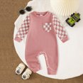 thumbnail image 2 of CAUYDY 0 3 6 9 Months 1T 2T Baby Boys Pajamas Newborn Clothes Preemie Long Sleeved Romper Fall Winter Infant Boy Soft Bodysuit Toddler Sleepers Pink for Sizes 3-6 Months, 2 of 5