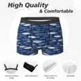thumbnail image 2 of Men's Boxer Briefs, Ornamental Fish Soft Comfy Mens Underwear Boxer Briefs Breathable With Widen Waist, 2 of 7