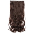 thumbnail image 1 of Extensiones de pelo sintético rizado con clips, 3/4 de cabeza, 5 clips, 1 of 7