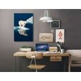 thumbnail image 2 of Polar Bear and Reflection, (12x18 Wrapped Canvas, Wall Decor, Artwork), 2 of 5