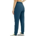 thumbnail image 3 of ZQUUVOU Athletic Pants Womens Elastic Waist Quick Dry Casual Sweatpants Drawstring Loose Fit Lightweight Workout Yoga Pants Blue, 3 of 6