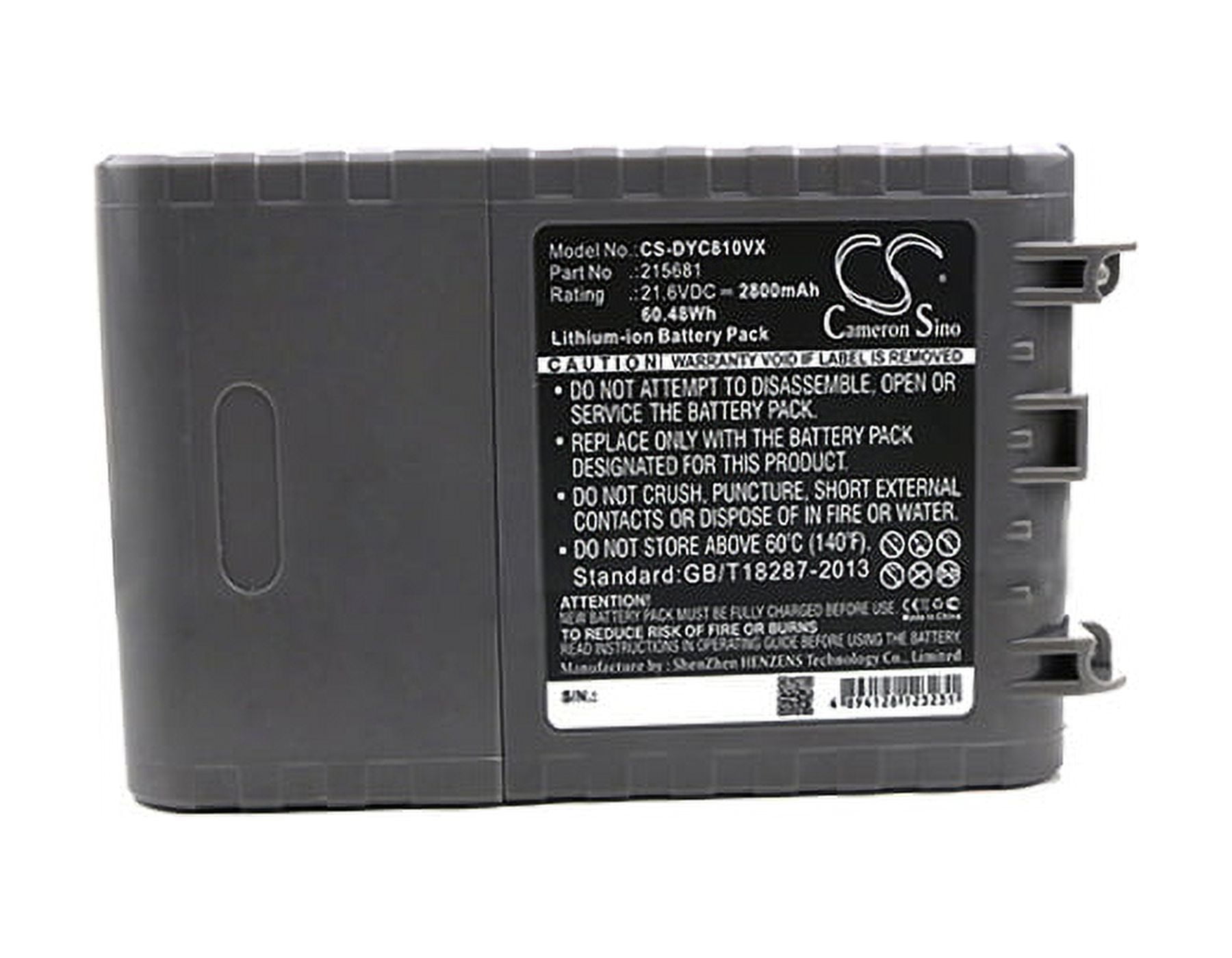 Batterie E 2800mah V8 967834-07 pour Aspirateur DYSON SV10
