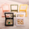 thumbnail image 4 of Caja de embalaje de joyería de moda, bolsa de franela para anillo, brazalete, pulsera, collar, pendientes, conjunto de regalo de embalaje exquisito, 4 of 4