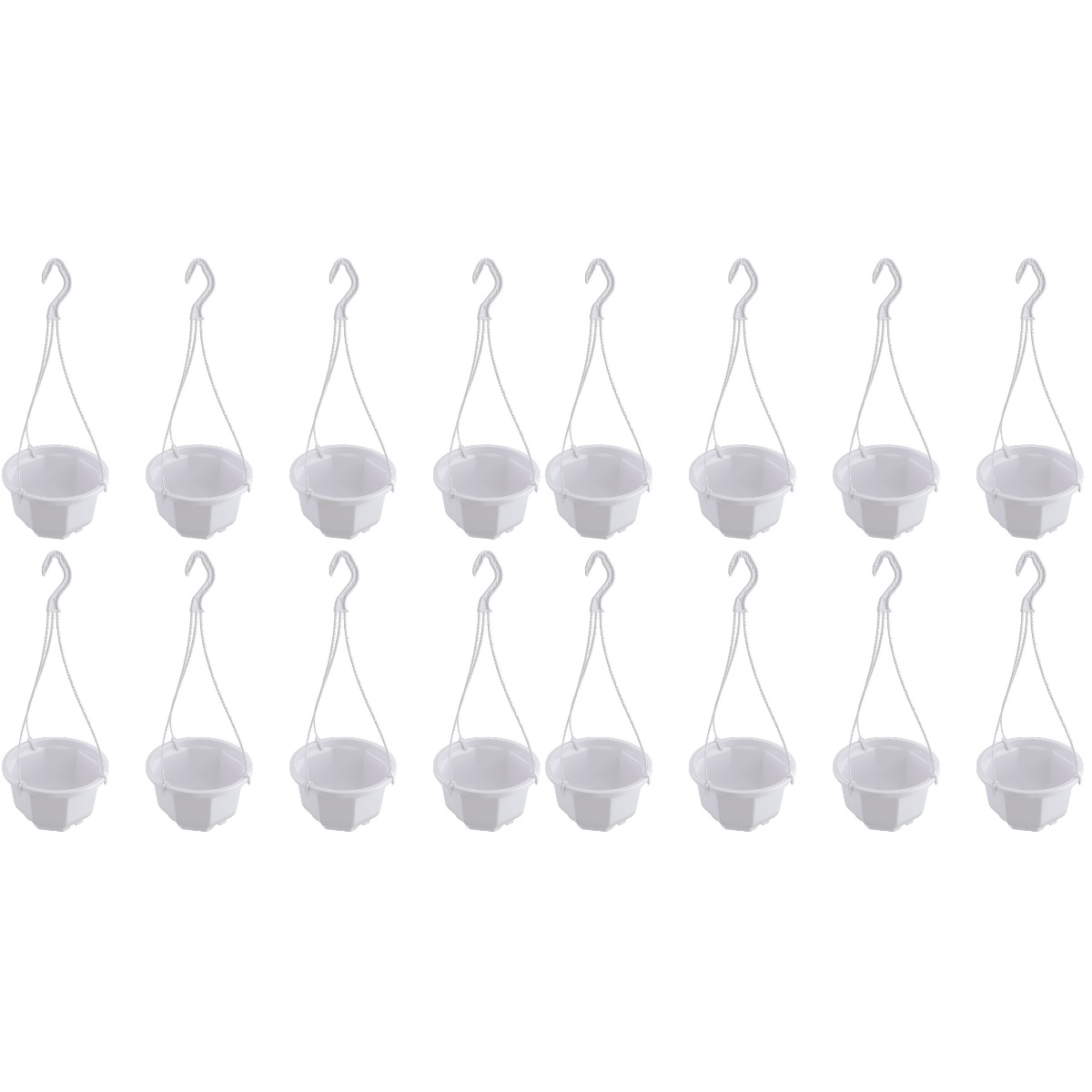 Frcolor Planter Hanging Wall Plastic Plant Flower Basket Succulent