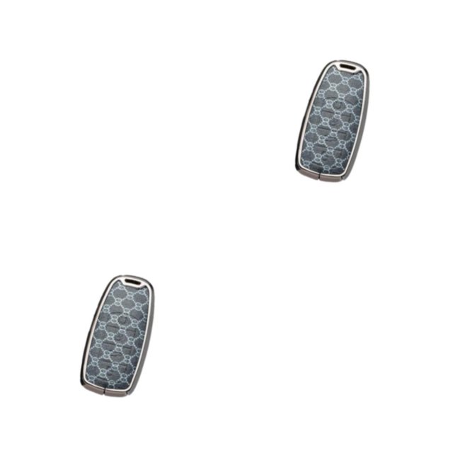 Sidaley Aleación de zinc Car Key Fob Reemplazo decorativo Galvanizado Control remoto Case Shell Guard Protector Accesorios Type6 NO6