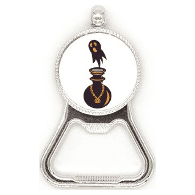 Halloween Spooky fantasmas Hallowmas Acero inoxidable Metal cerveza tapa sacacorchos