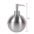 thumbnail image 3 of Dispensador de Bomba de Líquido para Baño Con forma de Bola de Acero inoxidable, 500ml, para Champú y Jabón de Ducha, 3 of 7