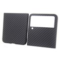 thumbnail image 2 of Estuche De Teléfono De Fibra De Carbono Compatible Con Samsung Z Flip 3 Estuche Protector De Teléfono Delgado Antihuellas Dactilares Cateissary EL016272-00, 2 of 5