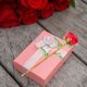 thumbnail image 4 of Exquisito arreglo floral, ramo de rosas artificiales de cristal, adorno DIY, 4 of 7