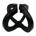 thumbnail image 3 of Bergamo Art 8 Inch Wide Decorative Handmade Aluminum Modern Sculpture in Black, 3 of 6