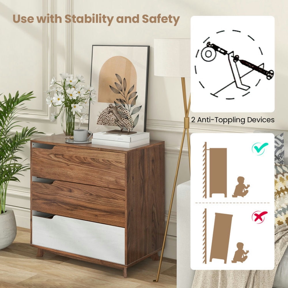 Finihen Dresser, Versatile Bedside Table, Rustic Farmhouse Wooden Storage Dresser, for Living Room, Bedroom, Entryway, Brown Finihen Dresser, Versatile Bedside Table, Rustic Farmhouse Wooden Storage Dresser, for Living Room, Bedroom, Entryway, Brown
