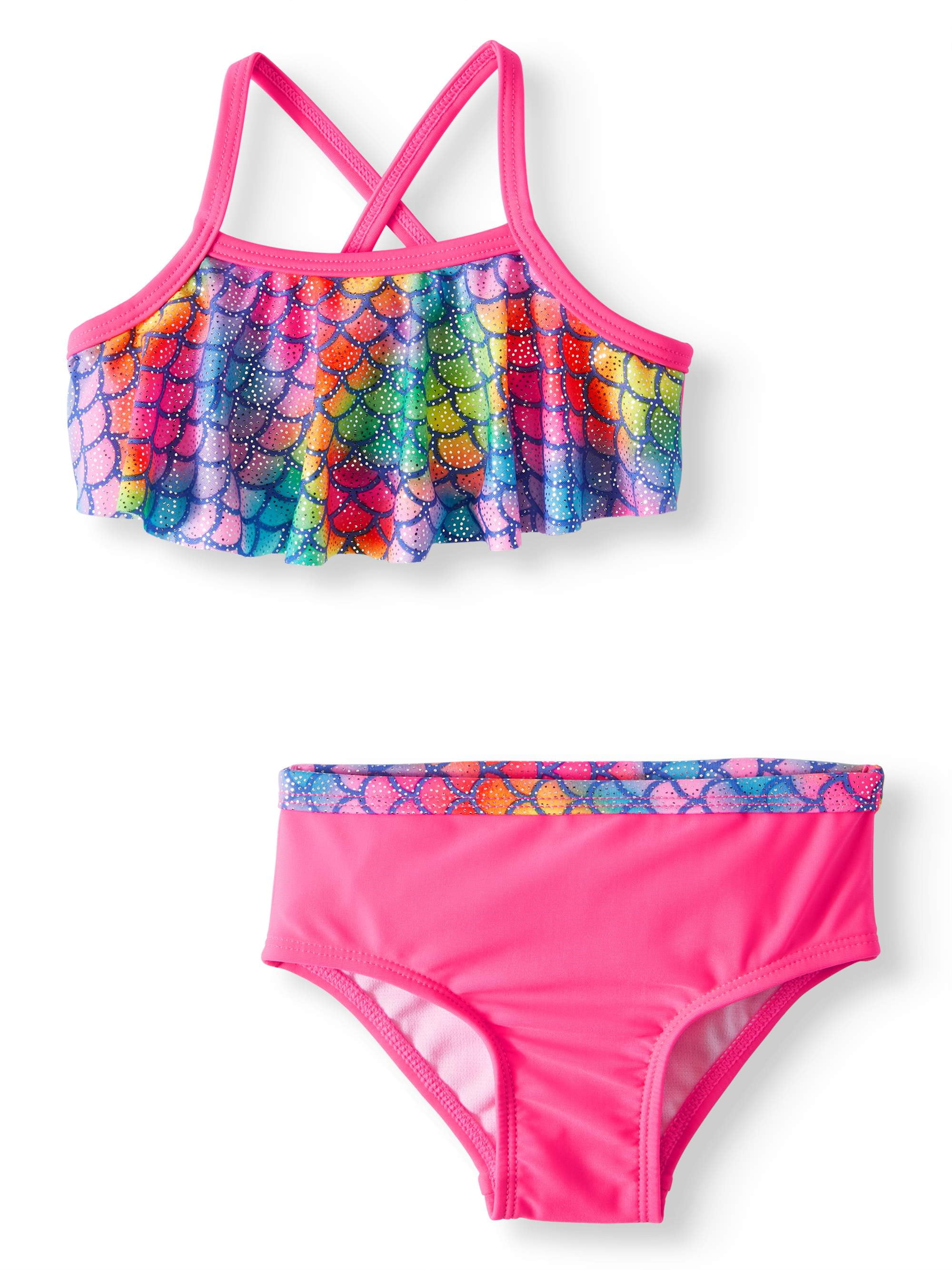 walmart girls mermaid bathing suit