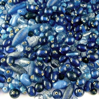Crackle Lampwork Glass Round Beads in Bulk for Bracelets