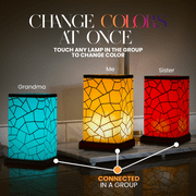 Classic Friendship Lamp® - Wi-Fi Touch Lamp for Long-Distance Friends, Family & Couples, 200+ Colors, App Setup -Single lamp