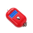 thumbnail image 4 of Kenally Báscula colgante Digital de 25Kg x 5g, Mini báscula electrónica con gancho para equipaje, retroiluminación LCD, colgante electrónico, pesaje Medidores de medidas dimensionales rojo Kenally GJ0423-02B, 4 of 6