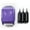 Purple, variant on Identify Theft Protection Confidential ID Guard Wide Roller Stamp w/ 3 Ink Refill - Blue