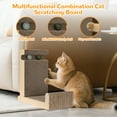 thumbnail image 2 of Euqvunn Cat Scratcher, Reversible Cardboard Cat Scratch Pad, 4 in 1 Cat Scratching Board for Various Cat Scratch Positions, Durable Cat Scratchers for Indoor Cats to Protect Furniture, no Install, 2 of 8