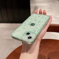 thumbnail image 4 of for iPhone 14 6.1 inch,Clear Sparkly Case for Women Girls,Cute Glitter Bling Flexible Soft TPU Silicone Bumper Protective Cover for iPhone 14 - Green, 4 of 16