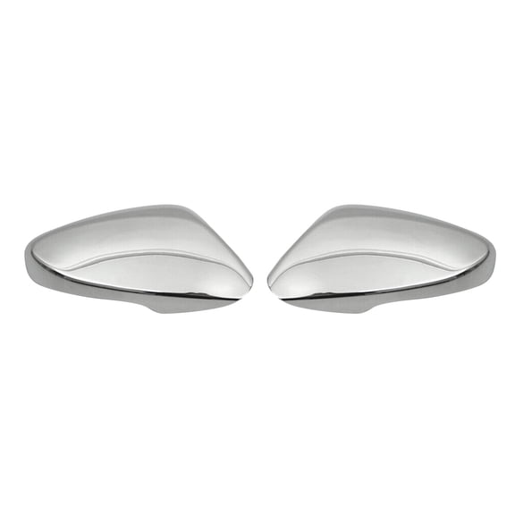OMAC Mirror Cover Caps for Hyundai Elantra Accent Veloster 2011-17 S.Steel w/Signal