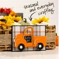 thumbnail image 2 of Plaid Unfinished Wood Surfaces Truck Layered Shape, 7", 2 of 5