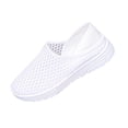 thumbnail image 2 of BXSRUTA Women's Plus Size Slip on Loafers Breathable Mesh EVA Low Top Casual Sneakers 2 Way Wear, 2 of 8