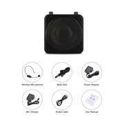 22W Portable Wireless Blue-tooth Voice Amplifier Headset Microphone 2200mA Amplifier Speaker Voice Booster ,Easy to Operate